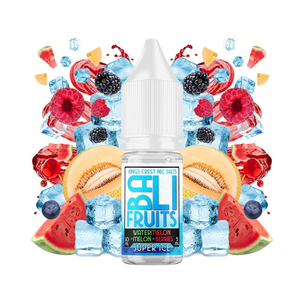 KINGS CREST - BALI FRUITS SALTS - WATERMELON MELON BERRIES SUPER ICE