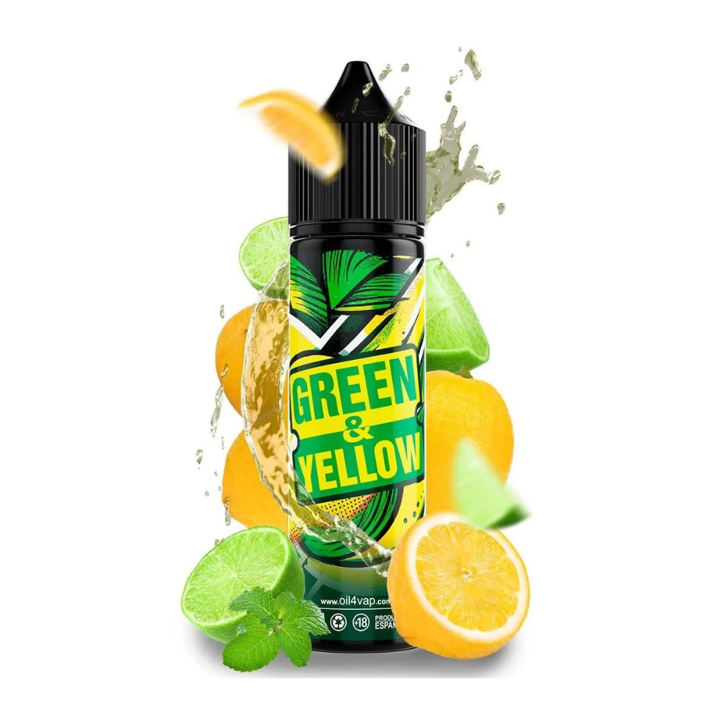 AROMA OIL4VAP GREEN & YELLOW 16ML (LONGFILL)