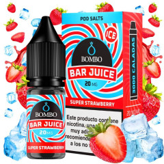 SALES BAR JUICE BY BOMBO SUPER STRAWBERRY ICE