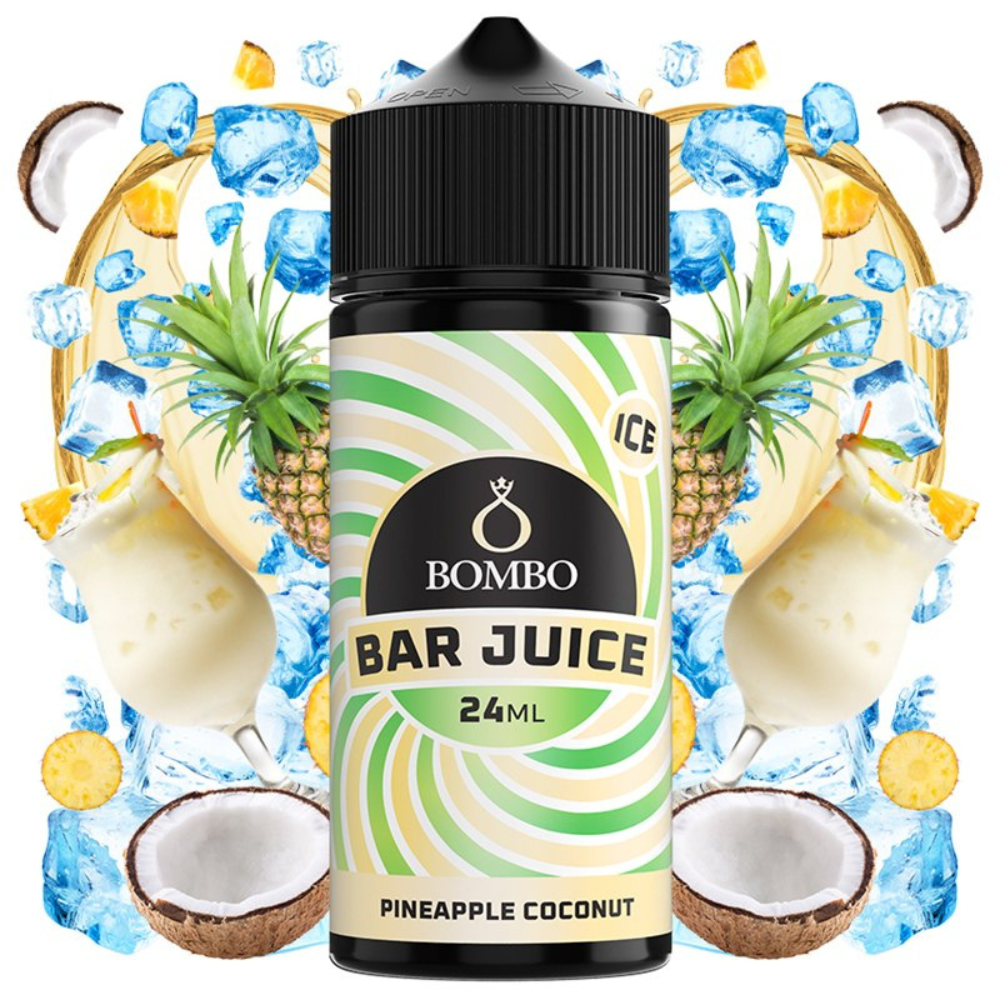 AROMA BAR JUICE BY BOMBO PINEAPPLE COCONUT ICE ICE 24ML (LONGFILL)