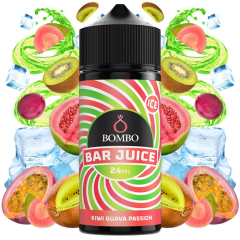AROMA BAR JUICE BY BOMBO KIWI GUAVA PASSION ICE ICE 24ML (LONGFILL)