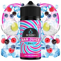 AROMA BAR JUICE BY BOMBO GIN & BERRIES ICE 24ML (LONGFILL)