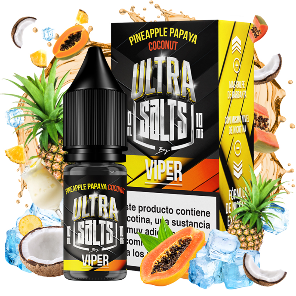 ULTRA SALTS by VIPER PINEAPPLE PAPAYA COCONUT