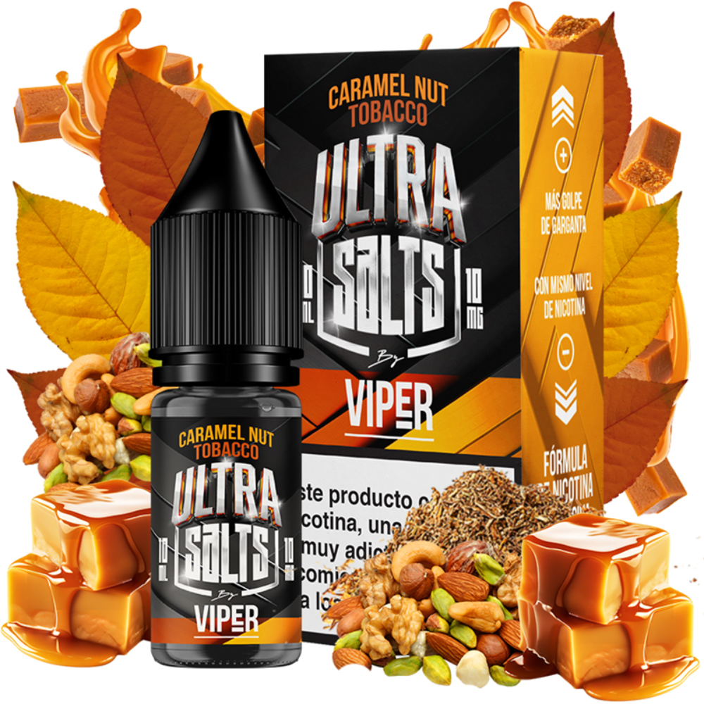 ULTRA SALTS by VIPER CARAMEL NUT TOBACCO