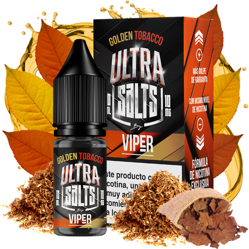 ULTRA SALTS by VIPER GOLDEN TOBACCO