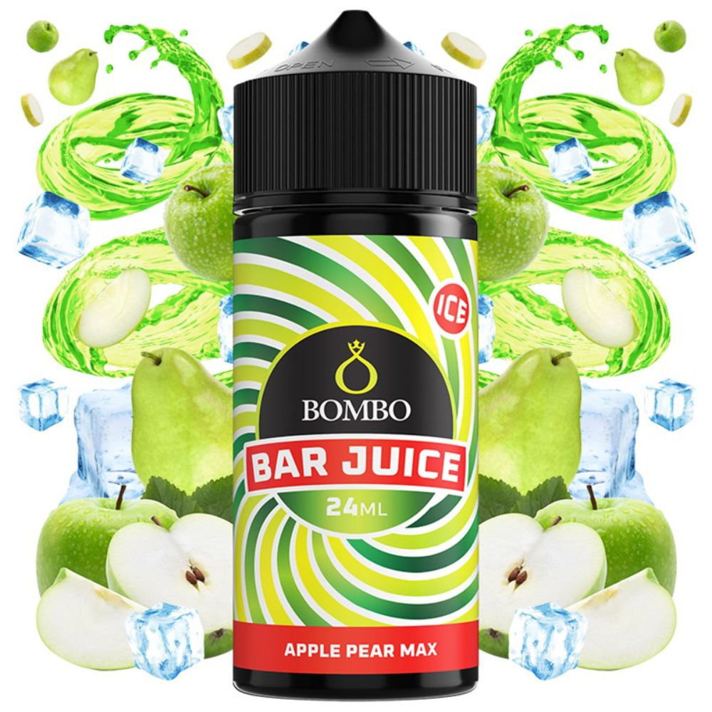 AROMA BAR JUICE BY BOMBO APPLE PEAR MAX ICE 24ML (LONGFILL)