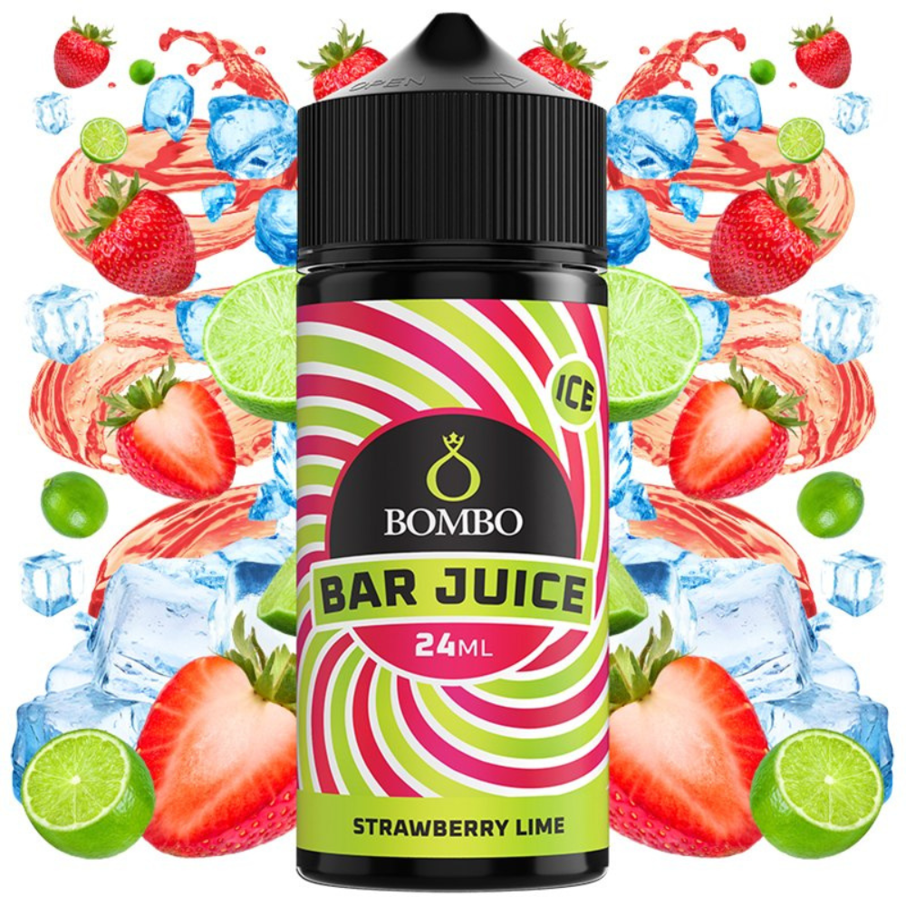 AROMA BAR JUICE BY BOMBO STRAWBERRY LIME ICE 24ML (LONGFILL)