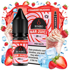 SALES BAR JUICE BY BOMBO STRAWBERRY MILKSHAKE ICE