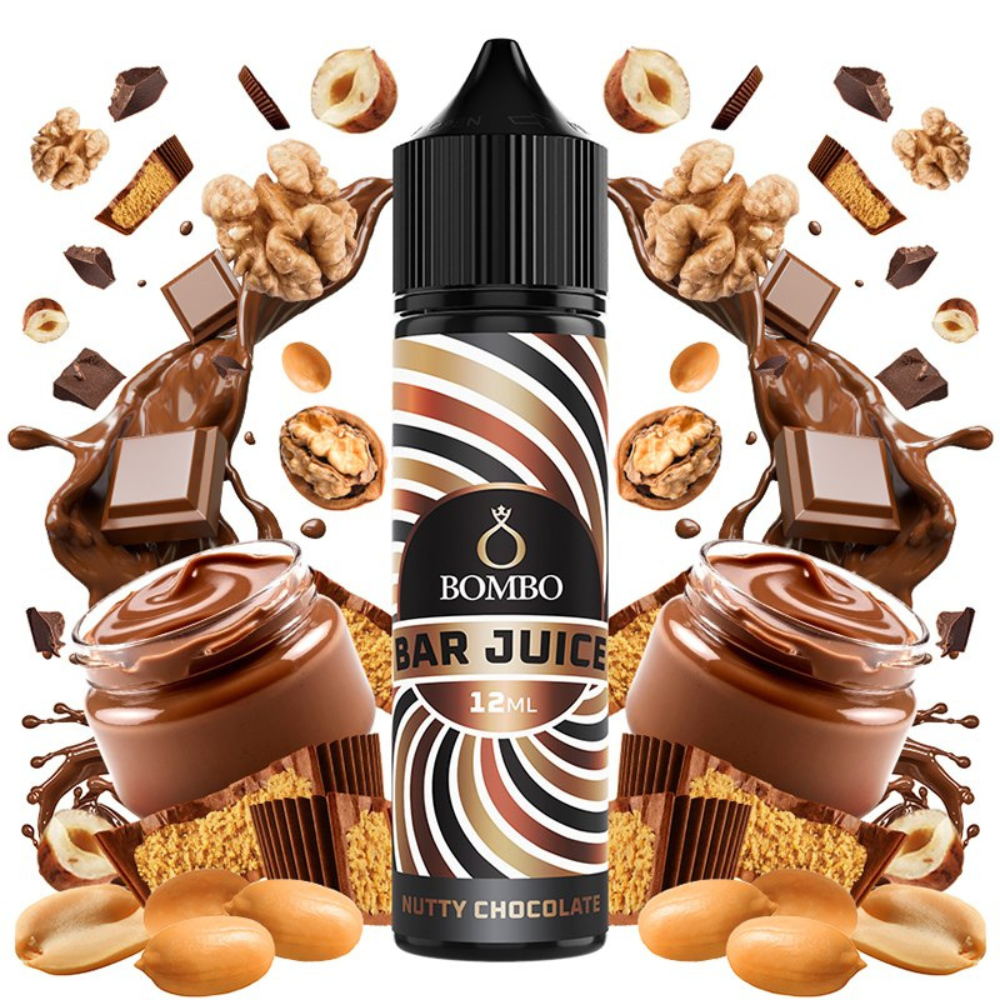 AROMA BAR JUICE BY BOMBO NUTTY CHOCOLATE 12ML (LONGFILL)