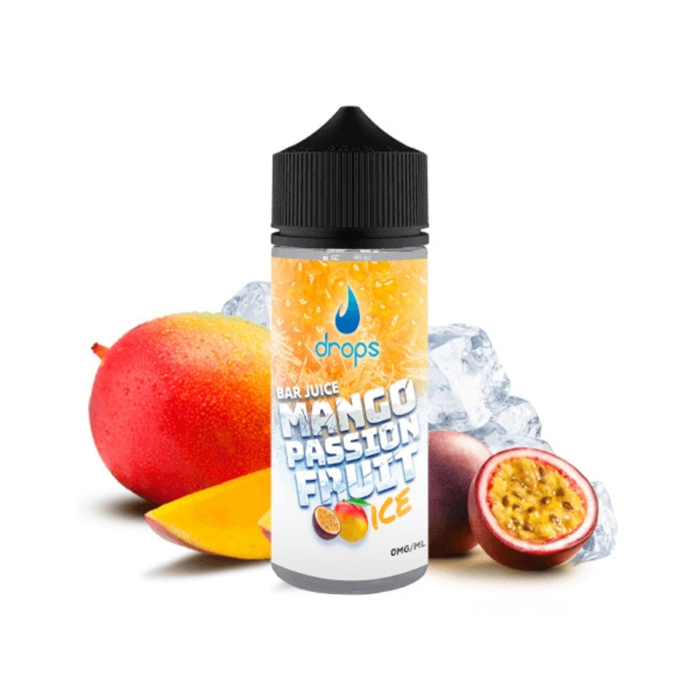 AROMA DROPS BAR JUICE MANGO PASSION FRUIT ICE CONCENTRADO 60ML (LONGFILL)