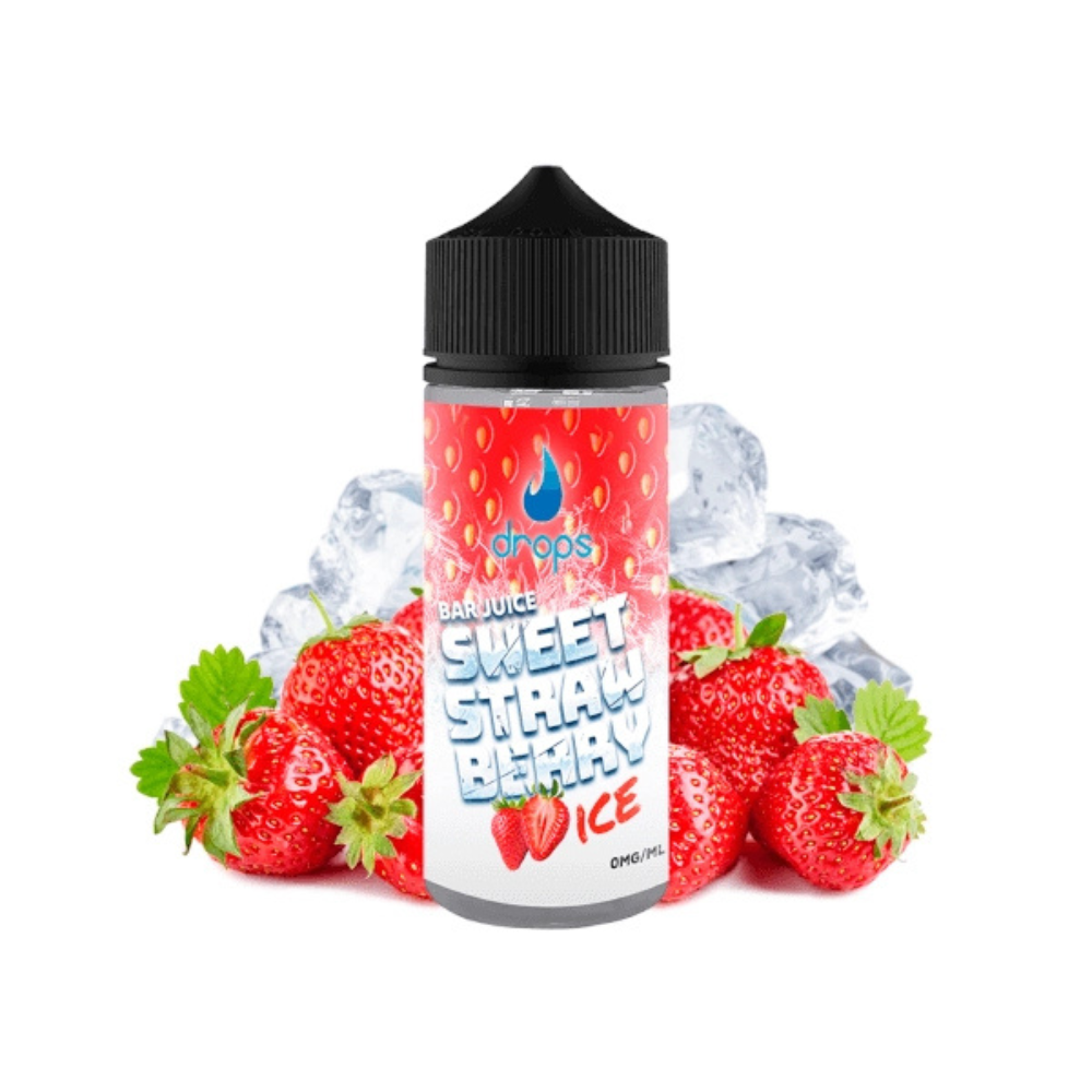 AROMA DROPS BAR JUICE SWEET STRAWBERRY ICE CONCENTRADO 60ML/120(LONGFILL)