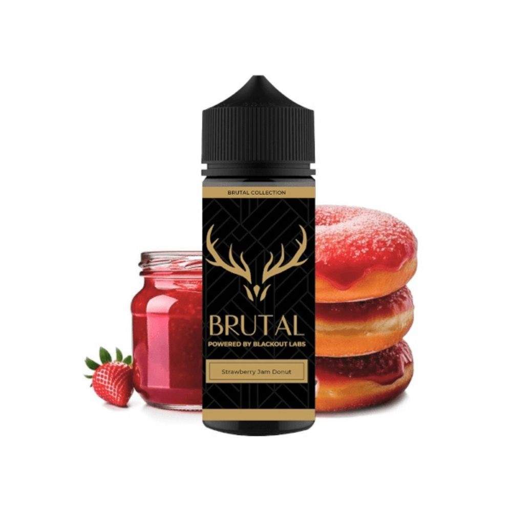 AROMA BLACKOUT BRUTAL STRAWBERRY JAM DONUT 24ML (LONGFILL)