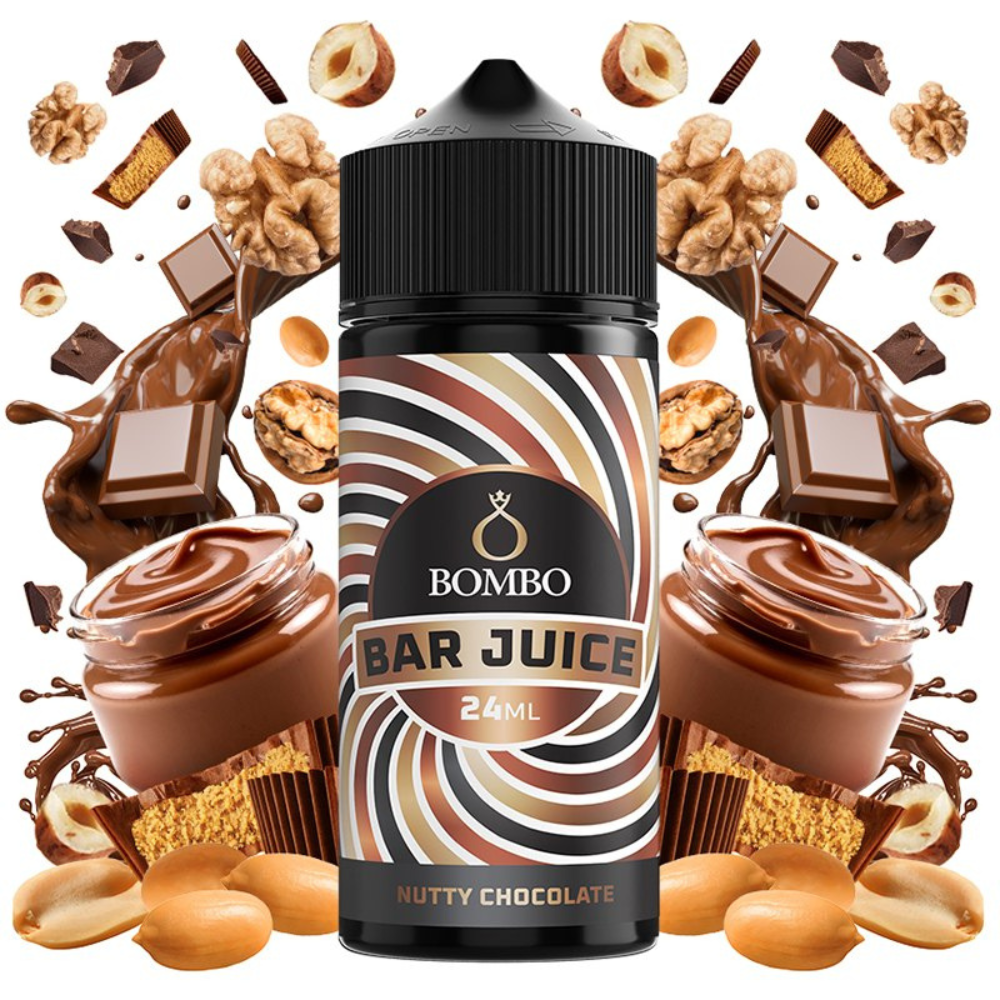 AROMA BAR JUICE BY BOMBO NUTTY CHOCOLATE 24ML (LONGFILL)