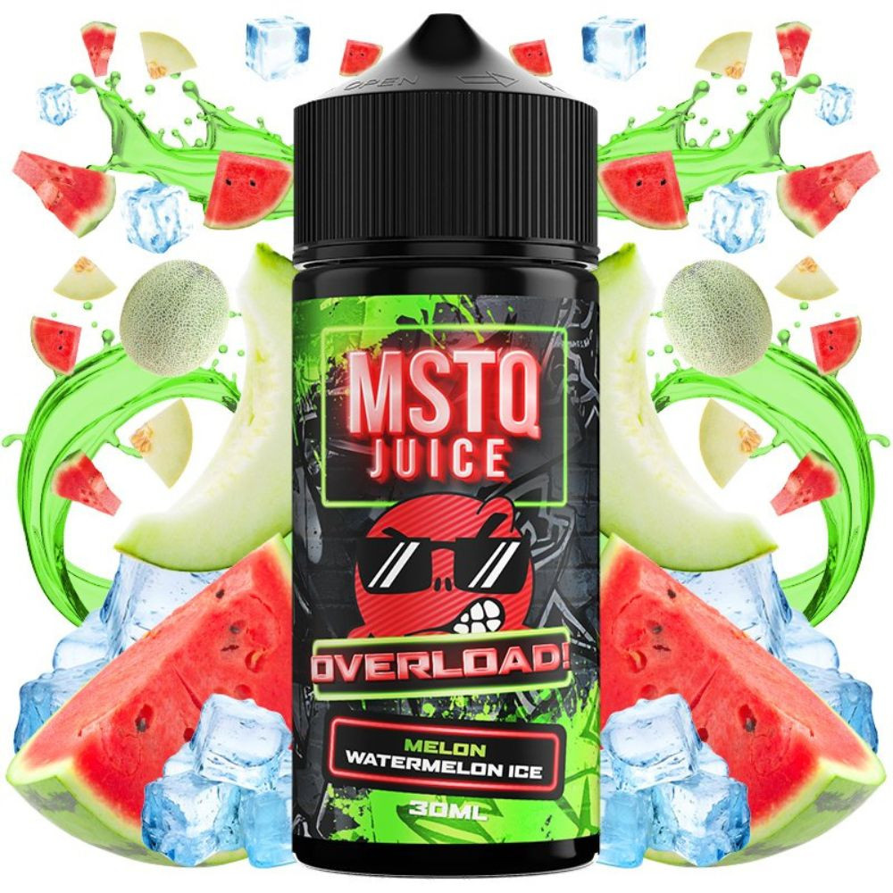 AROMA MSTQ JUICE OVERLOAD MELON WATERMELON ICE 30ML (LONGFILL)