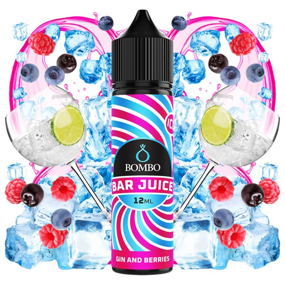 AROMA BAR JUICE BY BOMBO GIN & BERRIES ICE 12ML (LONGFILL)