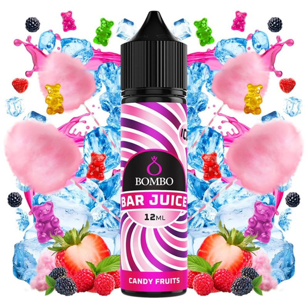 AROMA BAR JUICE BY BOMBO CANDY FRUITS ICE12ML (LONGFILL)
