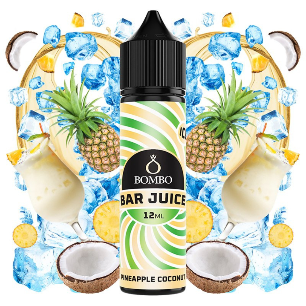 AROMA BAR JUICE BY BOMBO PINEAPPLE COCONUT ICE 12ML (LONGFILL)