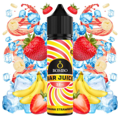 AROMA BAR JUICE BY BOMBO BANANA STRAWBERRY ICE 12ML (LONGFILL)