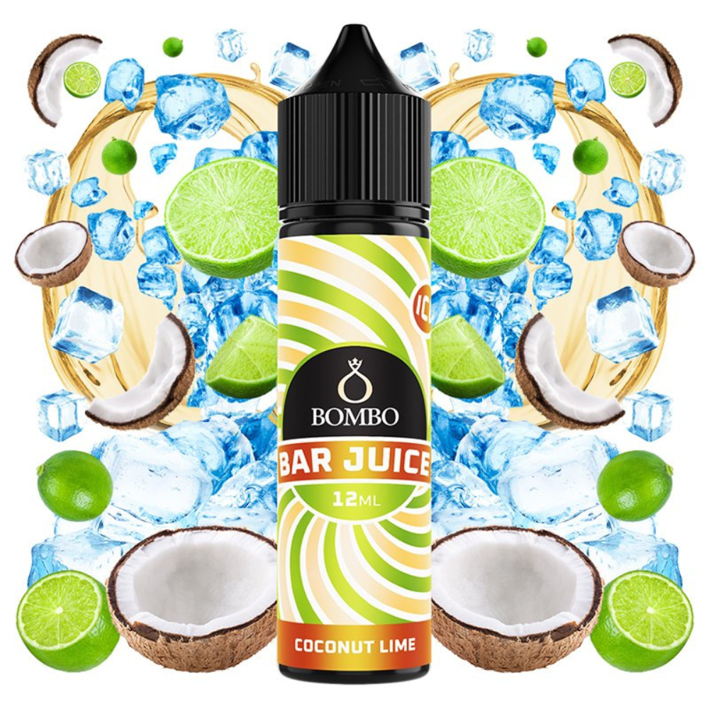 AROMA BAR JUICE BY BOMBO COCONUT LIME ICE 12ML (LONGFILL)
