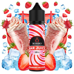 AROMA BAR JUICE BY BOMBO STRAWBERRY MILKSHAKE ICE 12ML (LONGFILL)