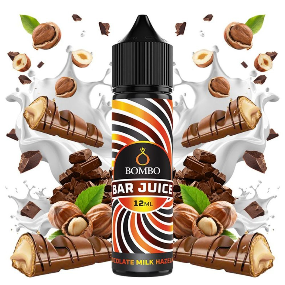 AROMA BAR JUICE BY BOMBO CHOCOLATE MILK HAZELNUT 12ML (LONGFILL)