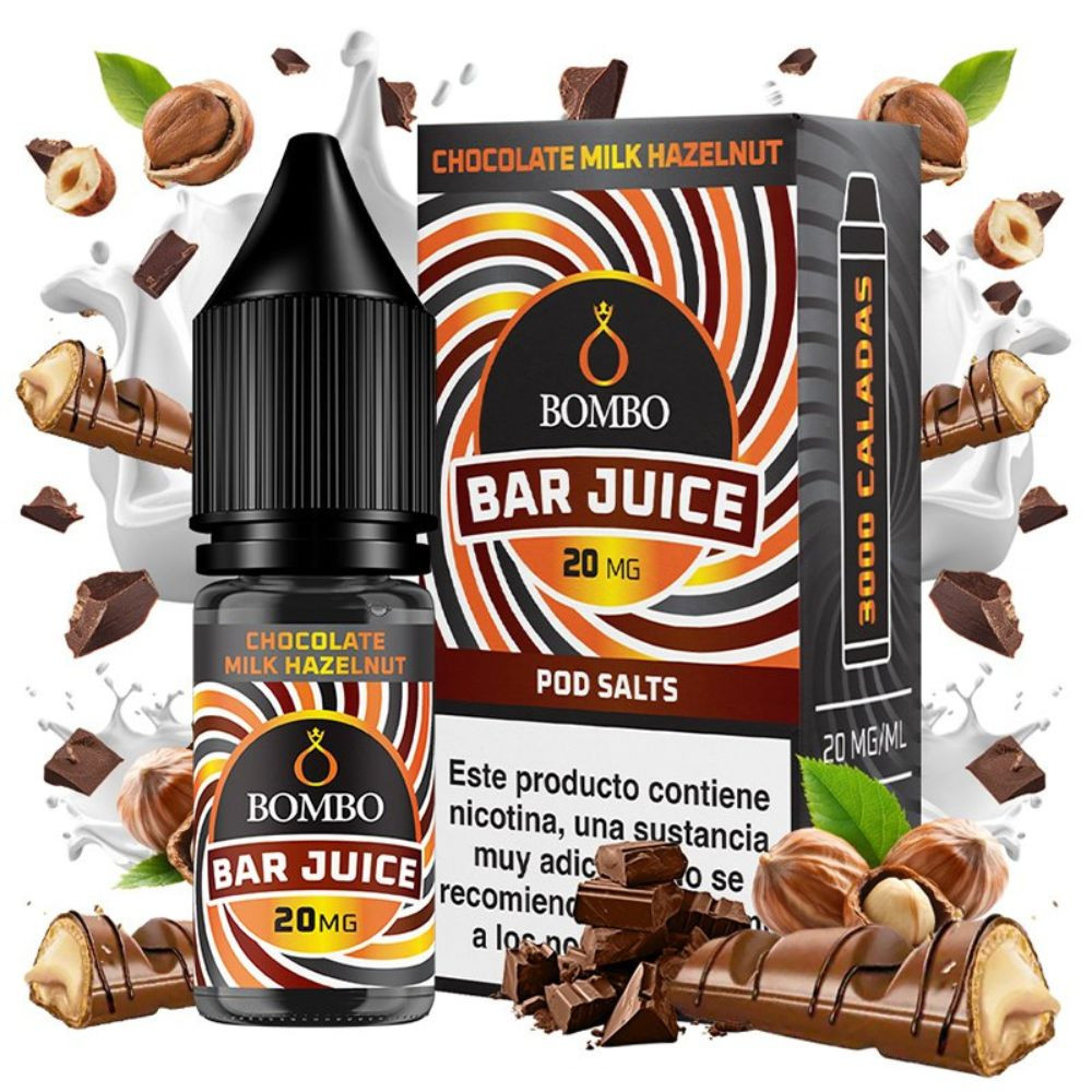 SALES BAR JUICE BY BOMBO CHOCOLATE MILK HAZELNUT