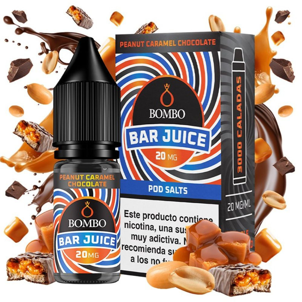 SALES BAR JUICE BY BOMBO PEANUT CHOCOLATE CARAMEL