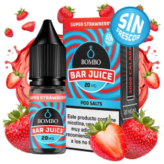 SALES BAR JUICE BY BOMBO SUPER STRAWBERRY SIN FRESCOR
