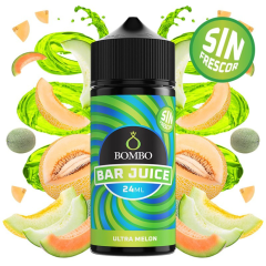 AROMA BAR JUICE BY BOMBO ULTRA MELON SIN FRESCOR 24ML (LONGFILL)