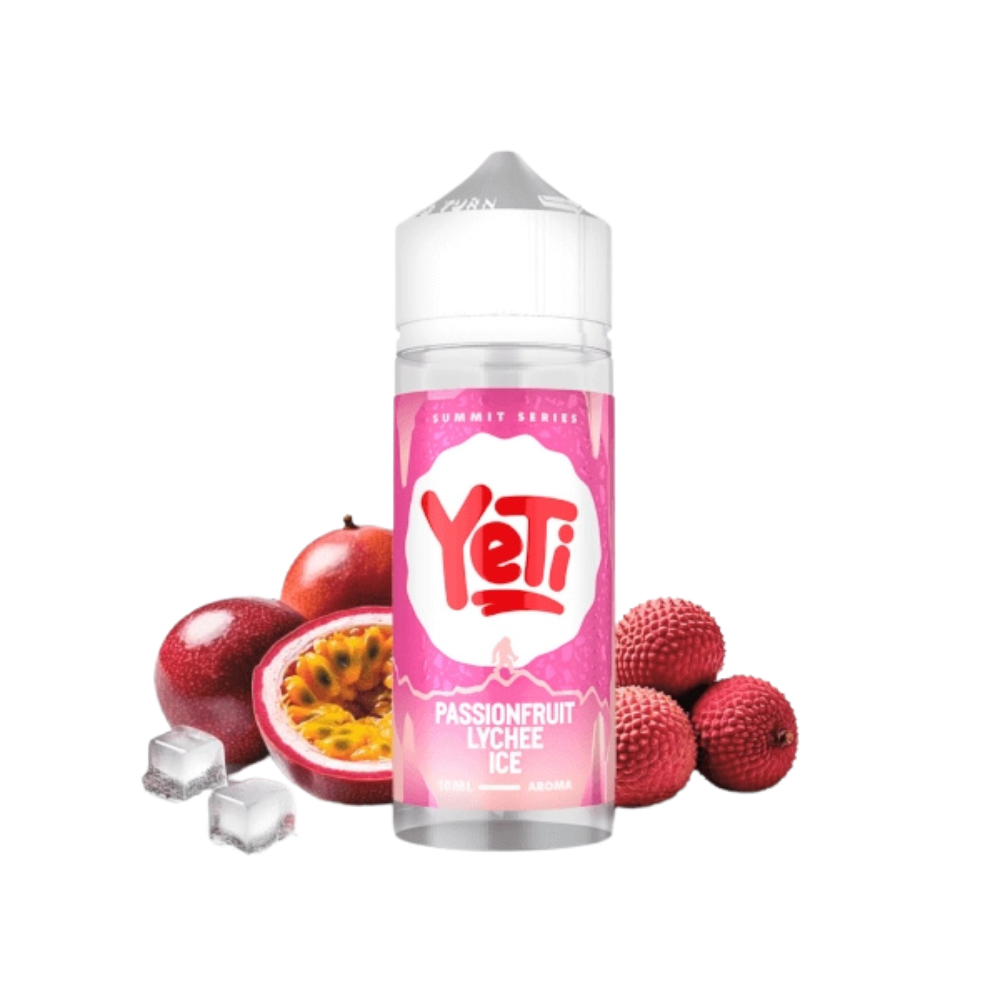 AROMA YETI SUMMIT SERIES PAASIONFRUIT LYCHEE ICE 10ML (LONGFILL)