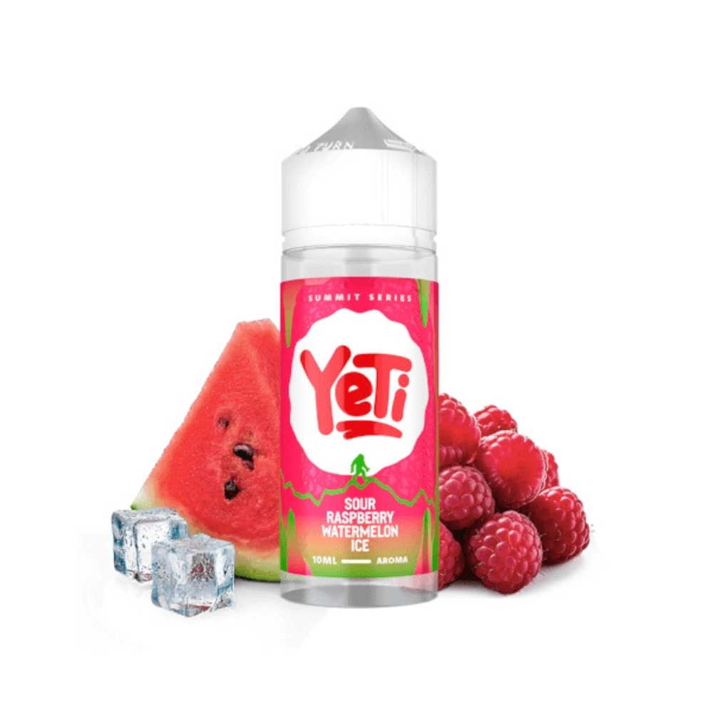 AROMA YETI SUMMIT SERIES SOUR RASPBERRY WATERMELON ICE 10ML (LONGFILL)