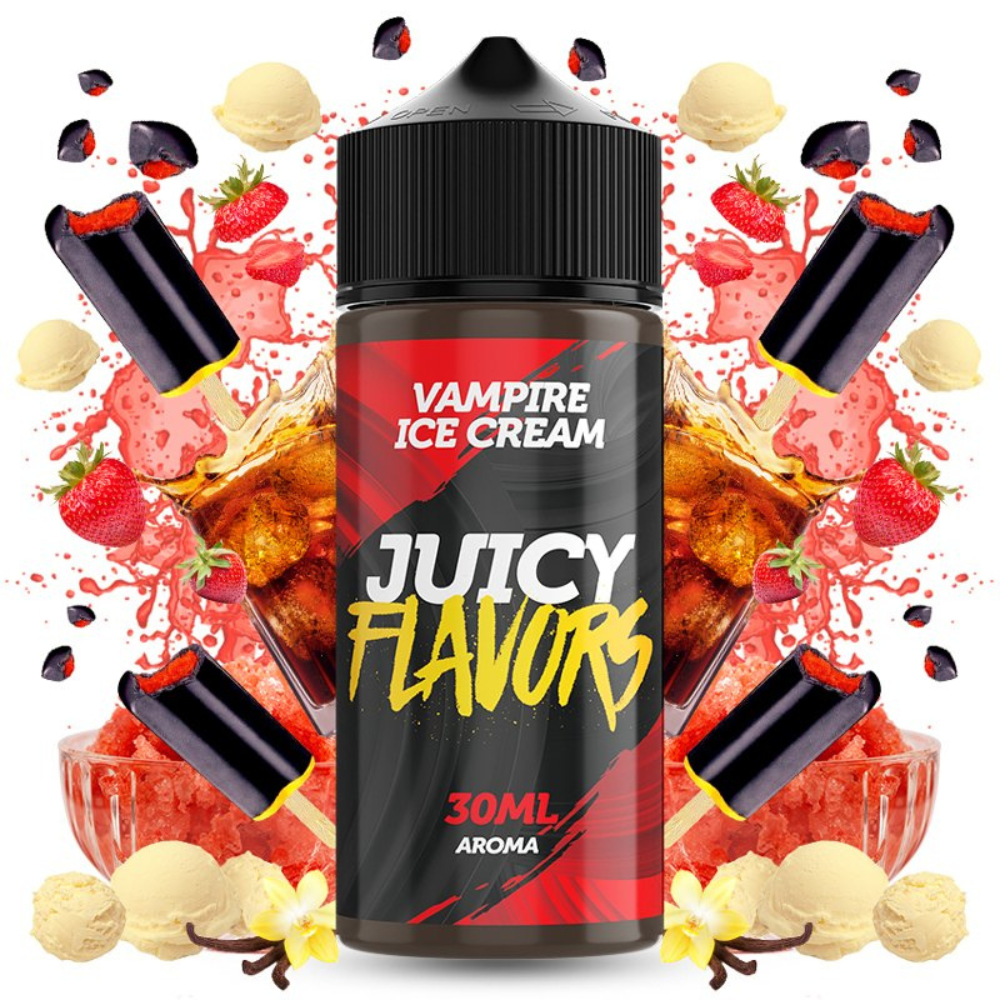 AROMA JUICY FLAVORS VAMPIRE ICE CREAM 30ML (LONGFILL)