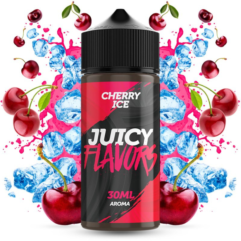 AROMA JUICY FLAVORS CHERRY ICE 30ML (LONGFILL)