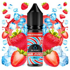 AROMA BAR JUICE BY BOMBO SUPER STRAWBERRY ICE 5ML (MINILONGFILL)