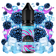 AROMA BAR JUICE BY BOMBO ULTRA BLUE RAZZ ICE 5ML (MINILONGFILL)