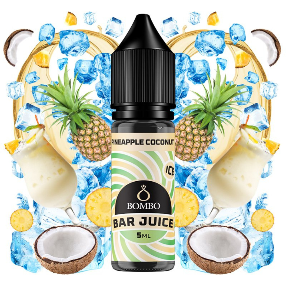 AROMA BAR JUICE BY BOMBO PINEAPPLE COCONUT ICE 5ML (MINILONGFILL)