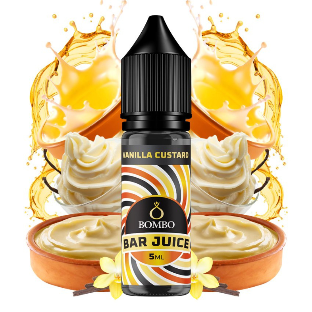 AROMA BAR JUICE BY BOMBO VANILLA CUSTARD 5ML (MINILONGFILL)
