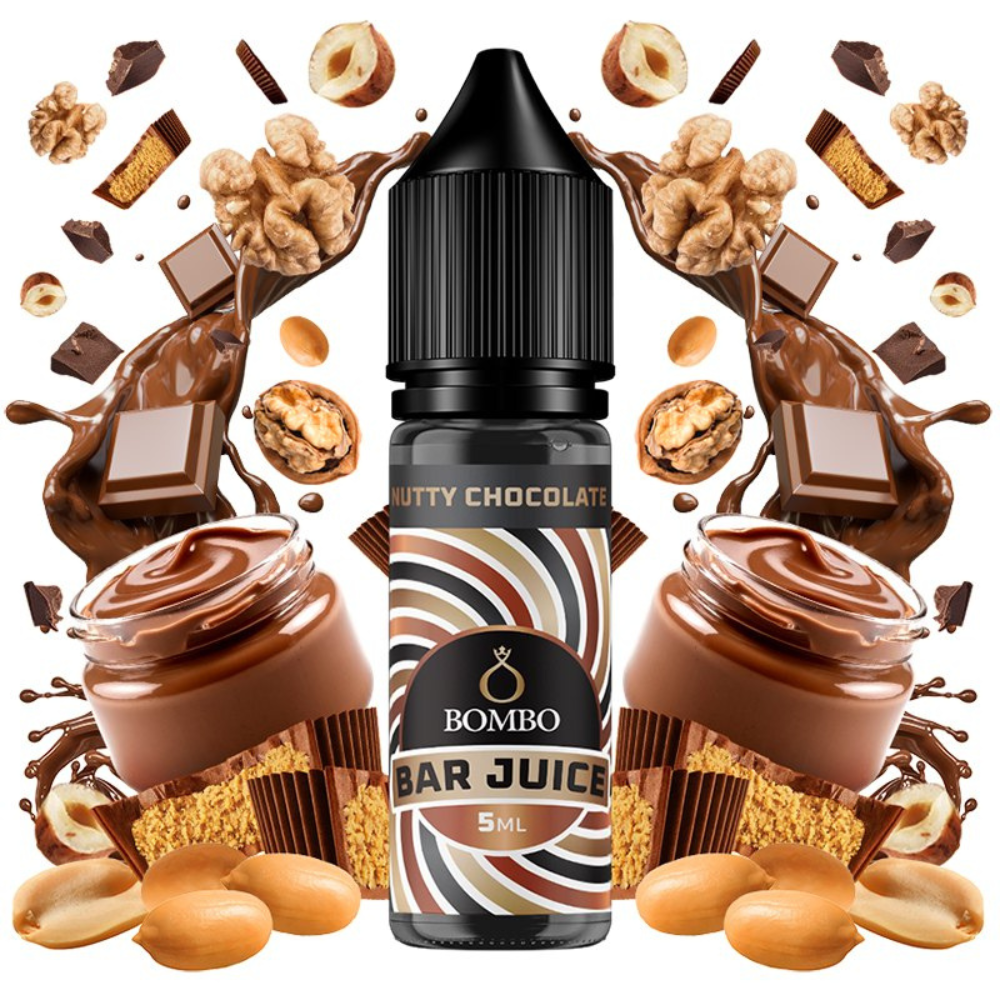 AROMA BAR JUICE BY BOMBO NUTTY CHOCOLATE 5ML (MINILONGFILL)
