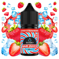 AROMA BAR JUICE BY BOMBO SUPER STRAWBERRY ICE 10ML (MINILONGFILL)