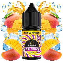 AROMA BAR JUICE BY BOMBO TRIPLE MANGO ICE 10ML (MINILONGFILL)