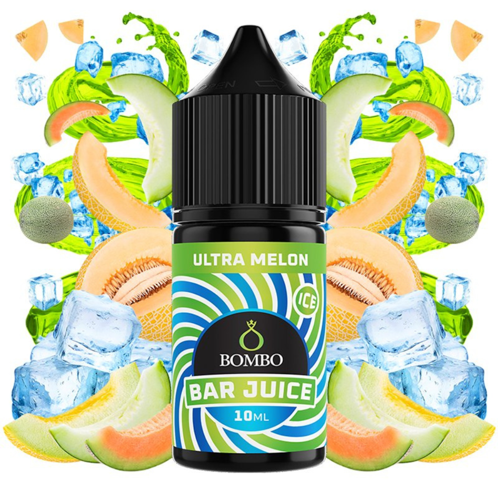 AROMA BAR JUICE BY BOMBO ULTRA MELON ICE 10ML (MINILONGFILL)