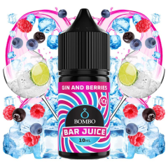 AROMA BAR JUICE BY BOMBO GIN BERRIES ICE 10ML (MINILONGFILL)