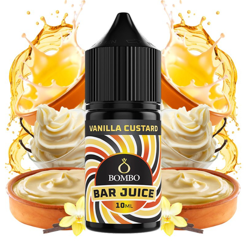 AROMA BAR JUICE BY BOMBO VANILLA CUSTARD 10ML (MINILONGFILL)