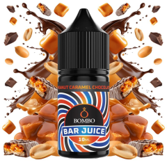 AROMA BAR JUICE BY BOMBO PEANUT CHOCOLATE CARAMEL10ML (MINILONGFILL)