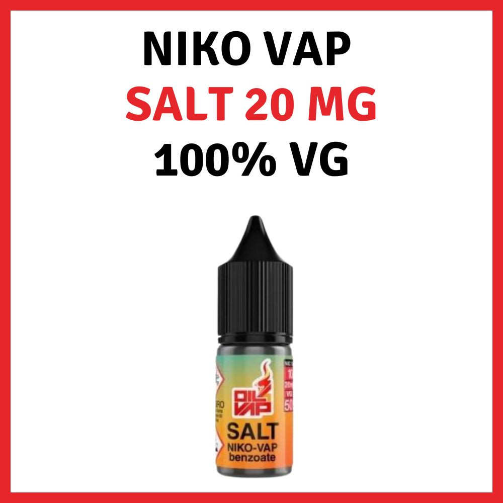 SALES DE NICOTINA OIL4VAP 100% VG 20MG