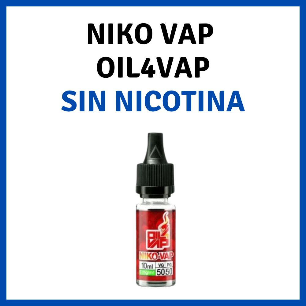 NIKO VAP OIL4VAP SIN NICOTINA