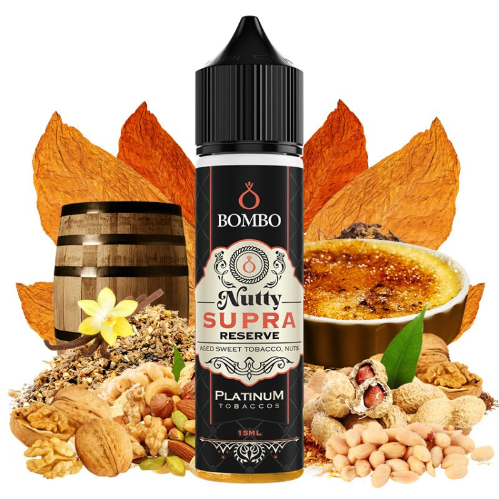 AROMA BOMBO NUTTY SUPRA RESERVE 15ML/60 (LONGFILL)