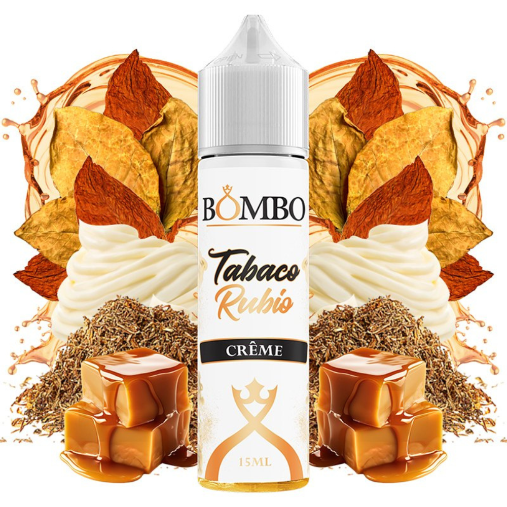 AROMA BOMBO TABACO RUBIO CREME 15ML/60 (LONGFILL)