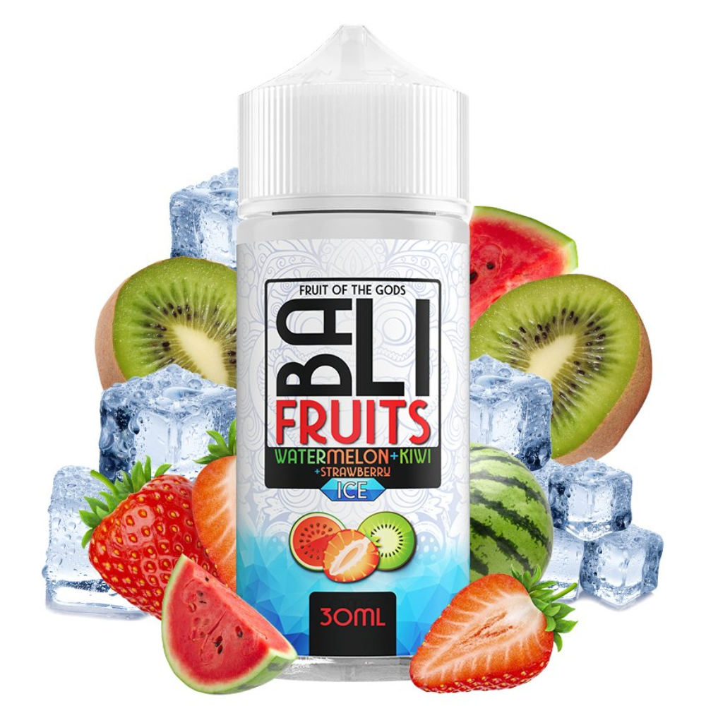 AROMA KINGS CREST - BALI FRUITS ICE - WATERMELON KIWI STRAWBERRY ICE 30ML (LONGFILL)