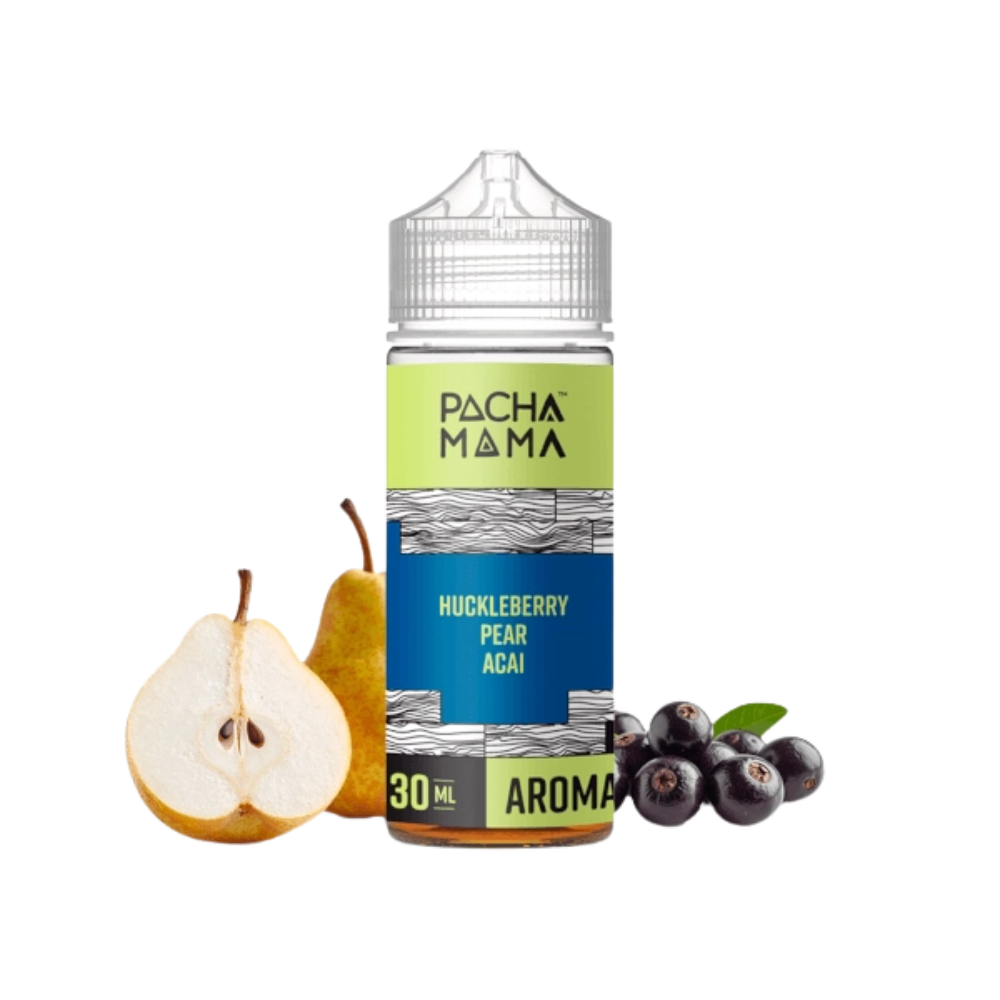 AROMA PACHAMAMA HUCKLEBERRY PEAR ACAI 30/120 ML (LONGFILL)